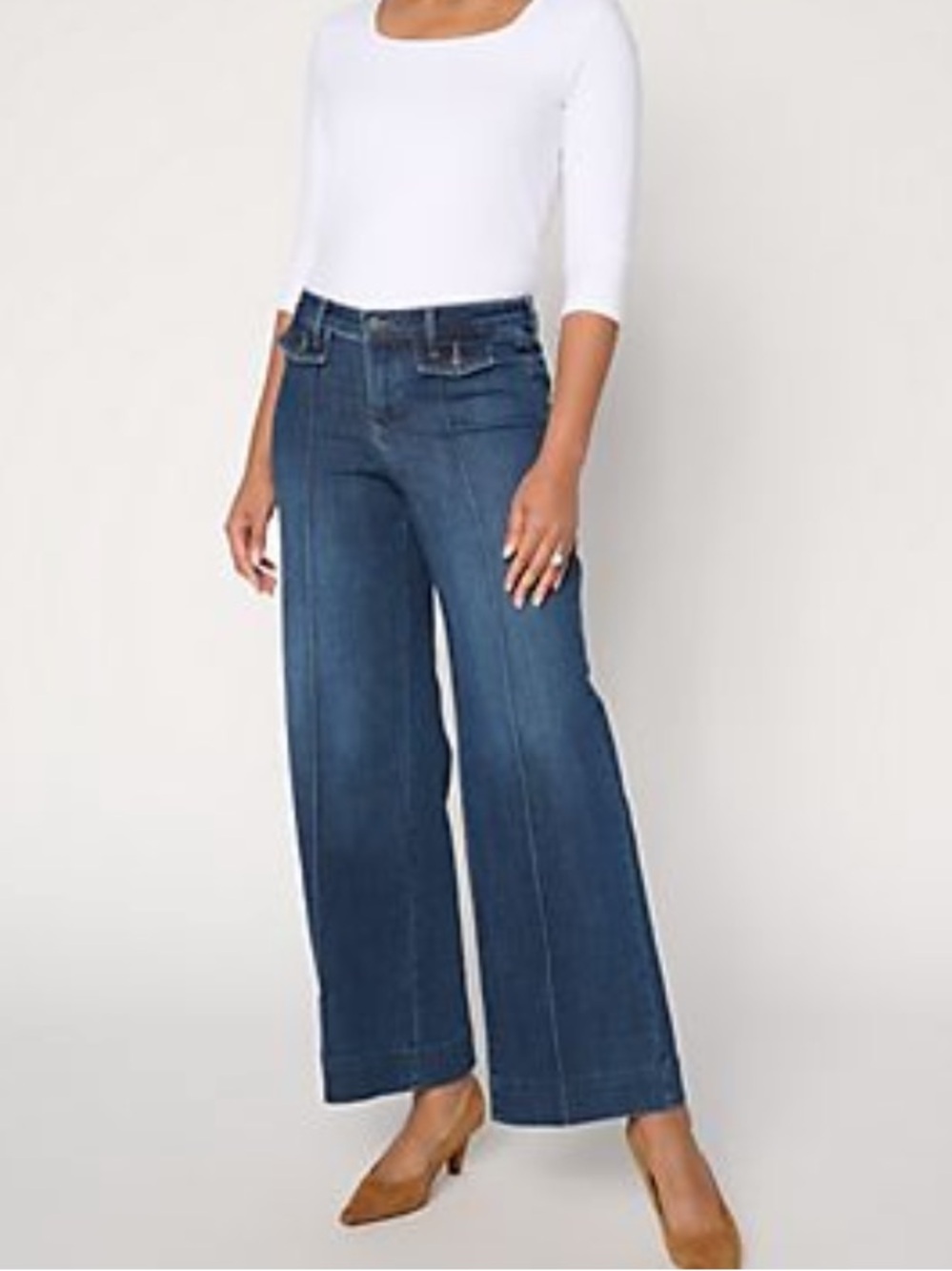 NYDJ Teresa Wide-Leg Jeans with Front Seam Details
Louvre Sapphire Reg 6